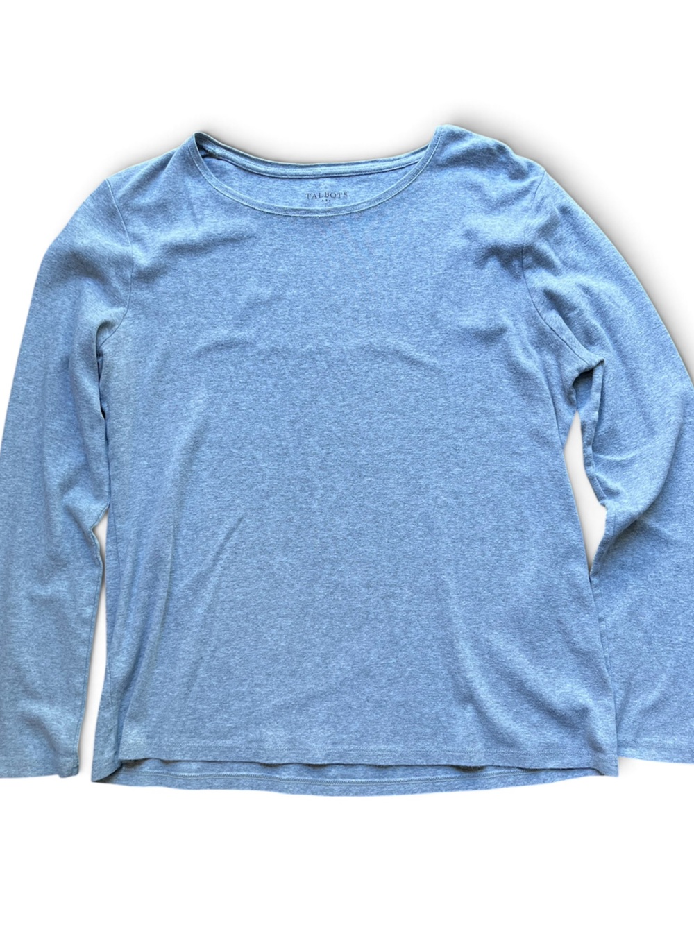 Talbots Heathered Sky gray Long-Sleeve Tee - Kids